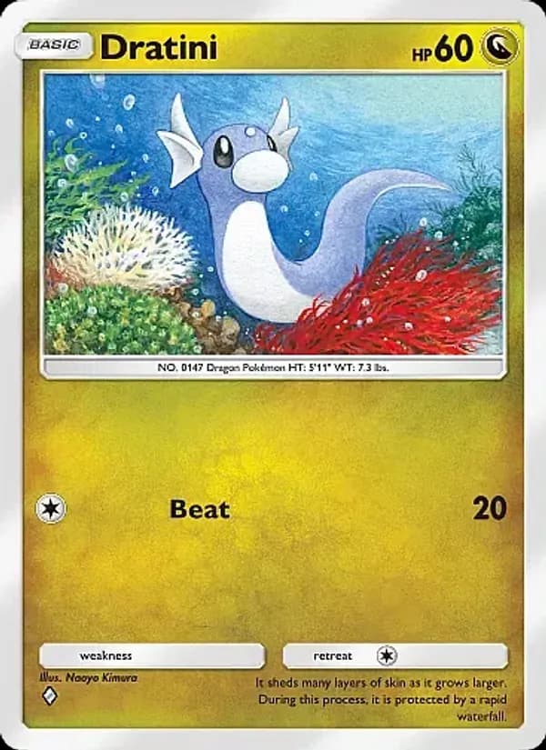 Dratini, carta 051 de Eevee Grove