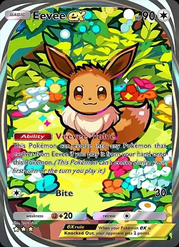Eevee ex, carta 092 de Eevee Grove