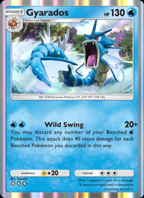 Gyarados, carta 045 de Wisdom of Sea and Sky