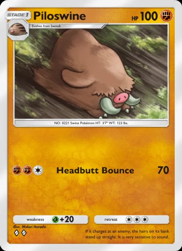 Piloswine, carta 097 de Wisdom of Sea and Sky