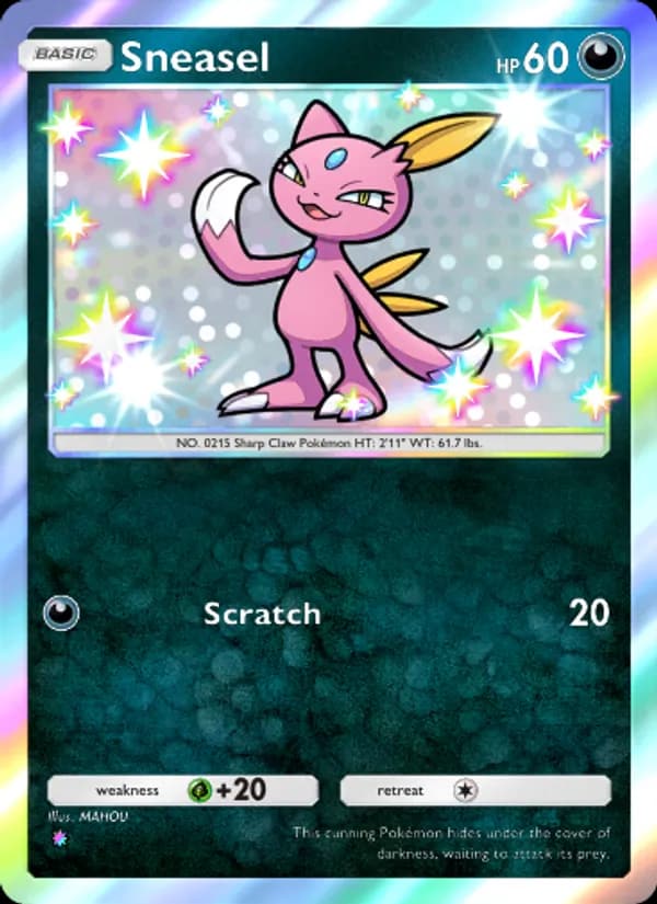 Sneasel, carta 229 de Wisdom of Sea and Sky
