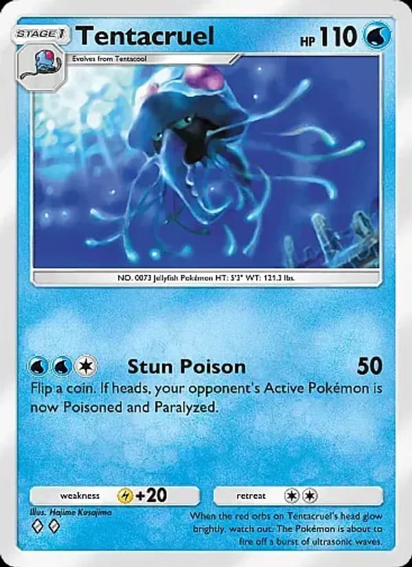 Tentacruel, carta 016 de Secluded Springs