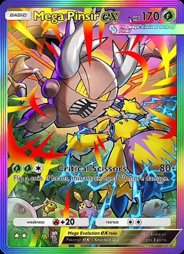 Mega Pinsir ex, carta 272 de Mega Rising