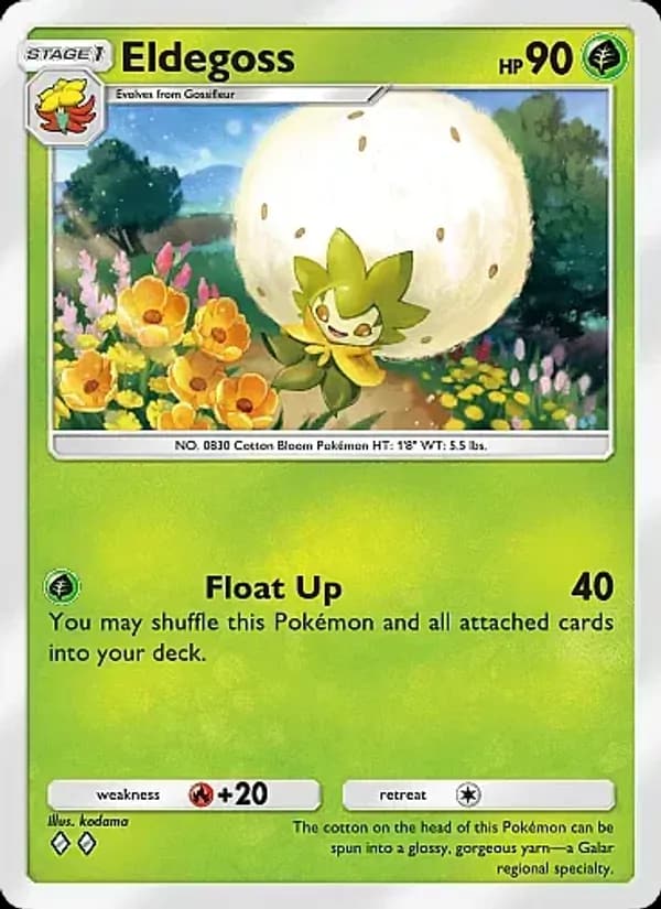 Eldegoss, carta 016 de Fantastical Parade