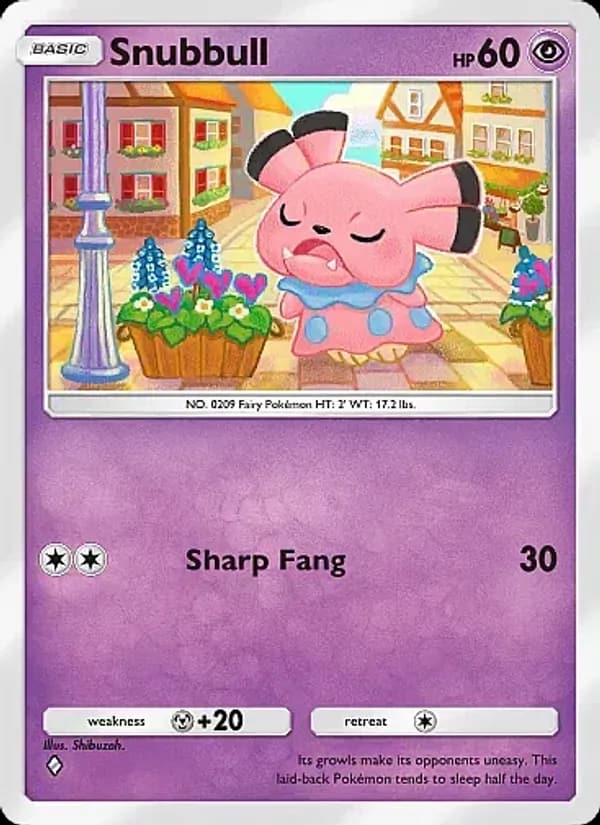 Snubbull, carta 061 de Fantastical Parade