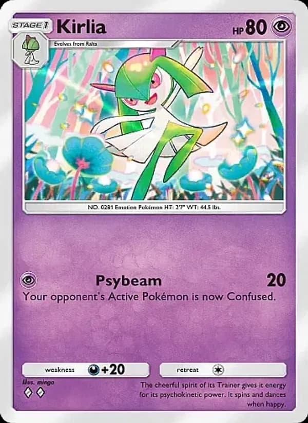 Kirlia, carta 064 de Fantastical Parade