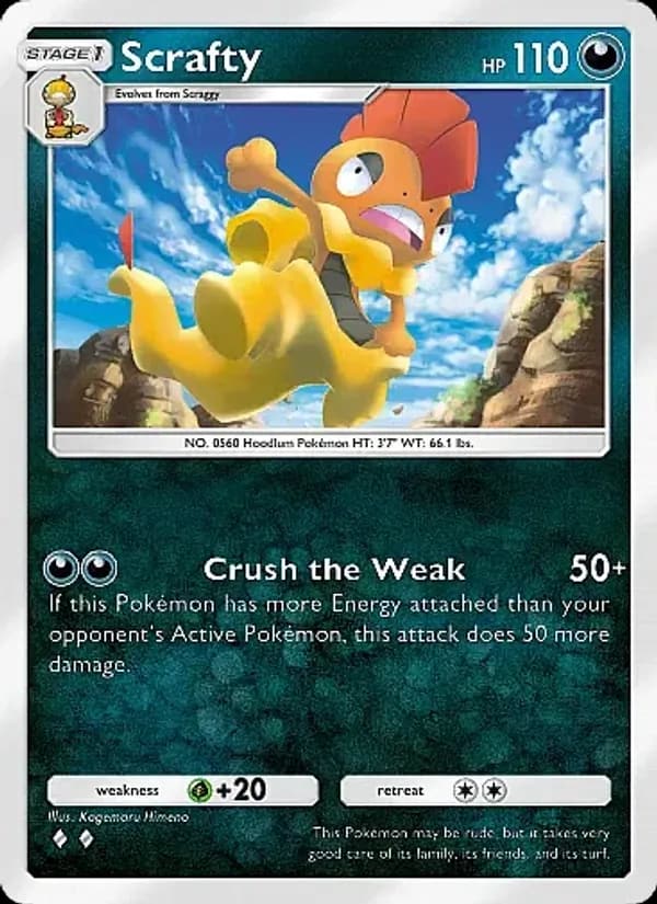 Scrafty, carta 107 de Fantastical Parade