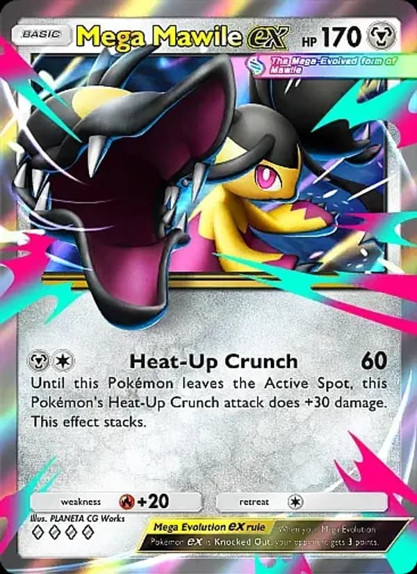 Mega Mawile ex, carta 113 de Fantastical Parade