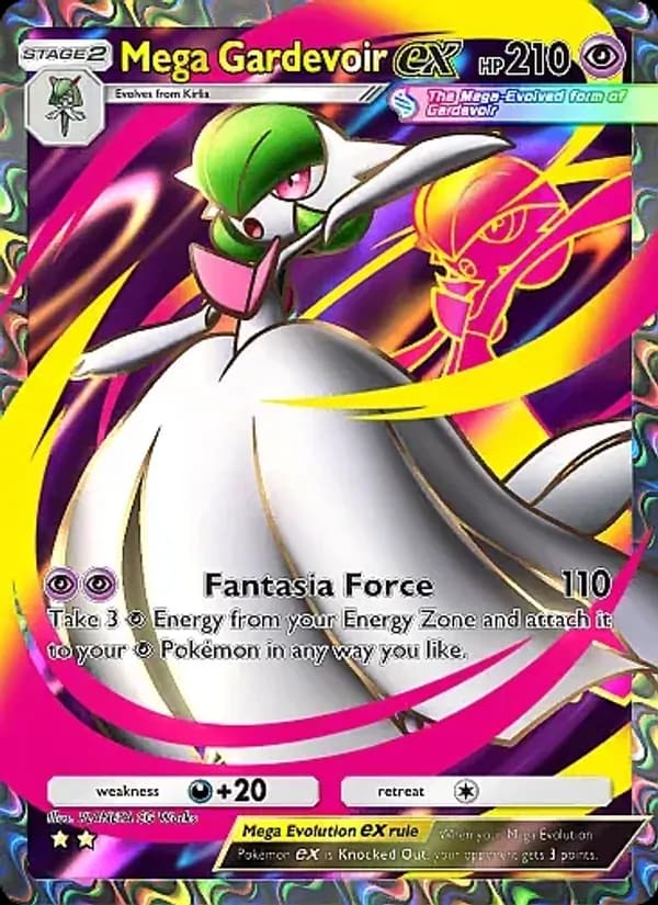 Mega Gardevoir ex, carta 185 de Fantastical Parade