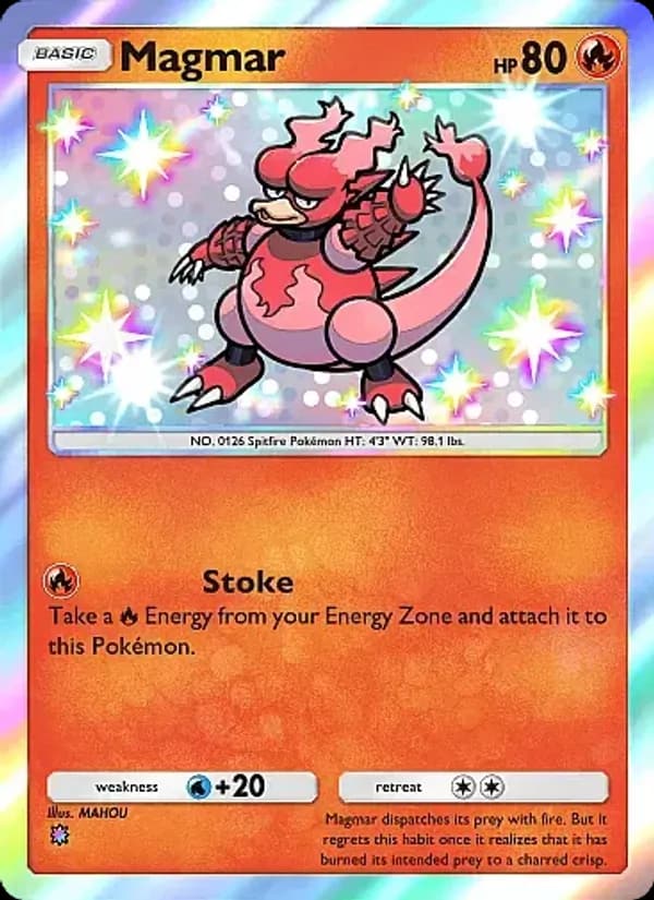 Magmar, carta 207 de Fantastical Parade