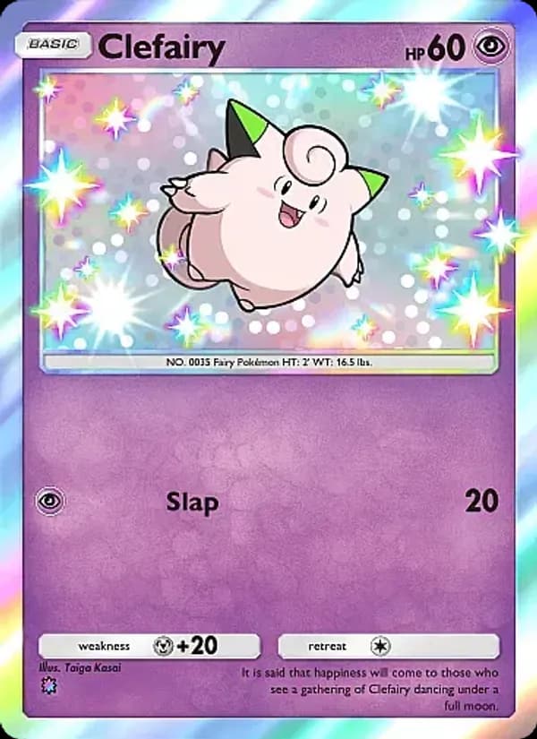 Clefairy, carta 214 de Fantastical Parade