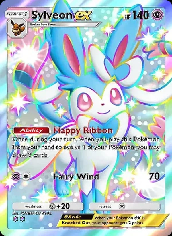 Sylveon ex, carta 229 de Fantastical Parade