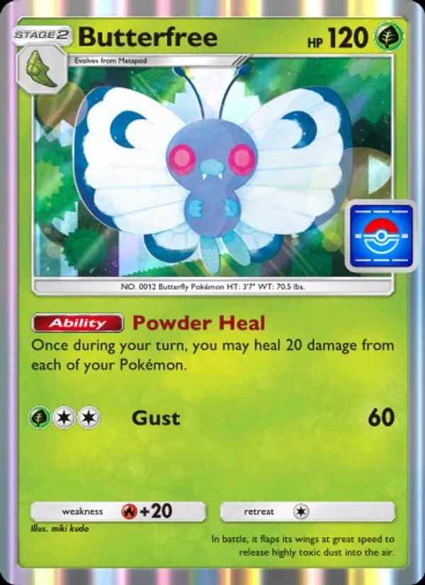 Butterfree, carta 013 de Promos-A
