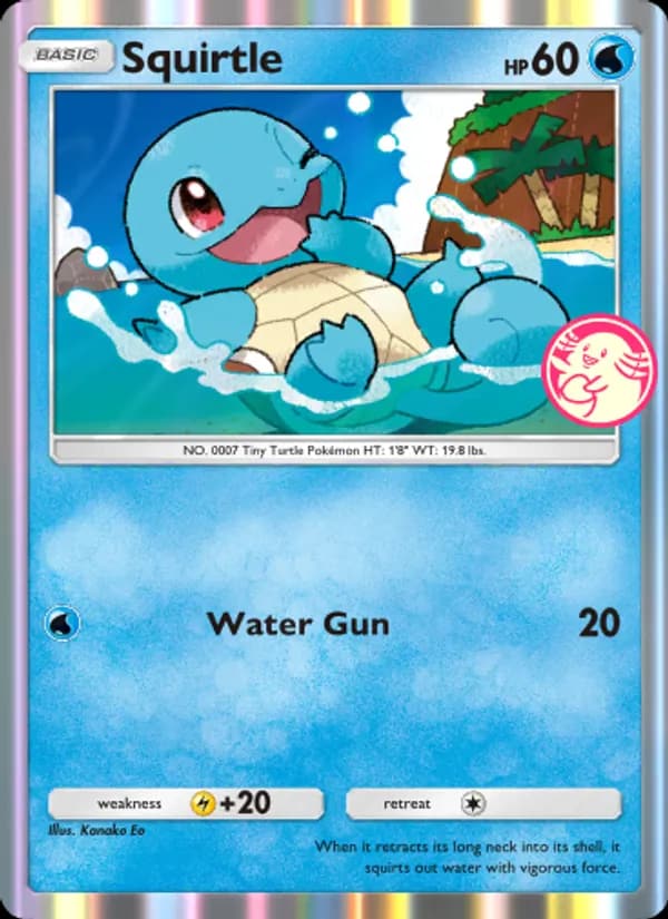 Squirtle, carta 033 de Promos-A