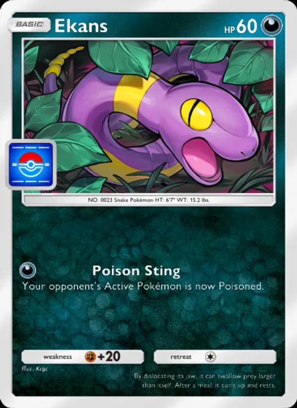 Ekans, carta 056 de Promos-A
