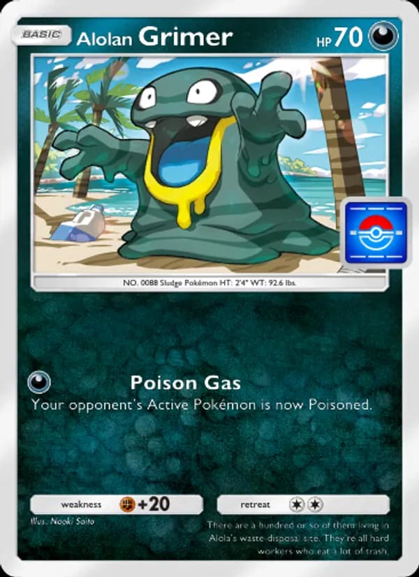 Alolan Grimer, carta 072 de Promos-A