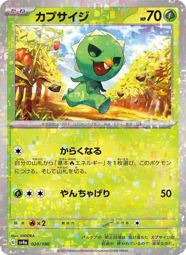 カプサイジ, carta 020 de レイジングサーフ