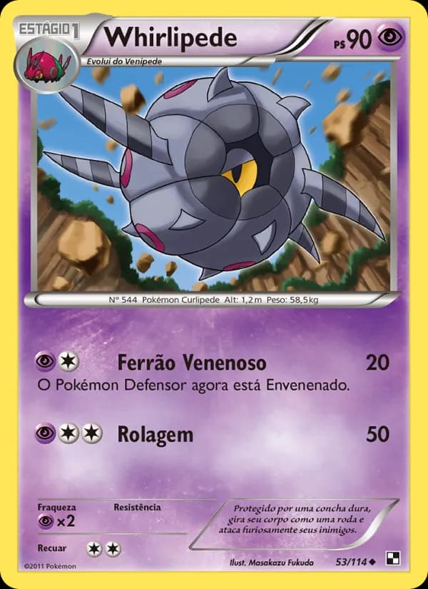 Whirlipede, carta 53 de Black & White