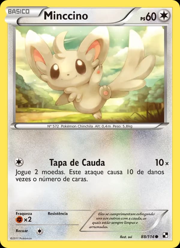 Minccino, carta 88 de Black & White