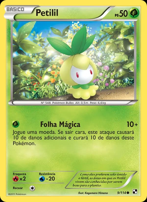 Petilil, carta 9 de Black & White