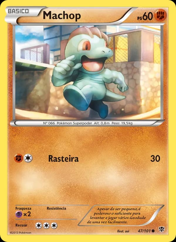Machop, carta 47 de Explosão de Plasma