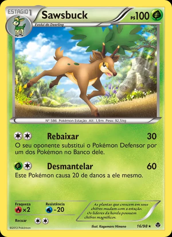 Sawsbuck, carta 16 de Poderes Emergentes