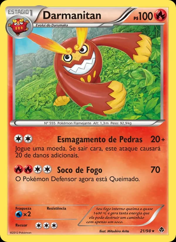 Darmanitan, carta 21 de Poderes Emergentes