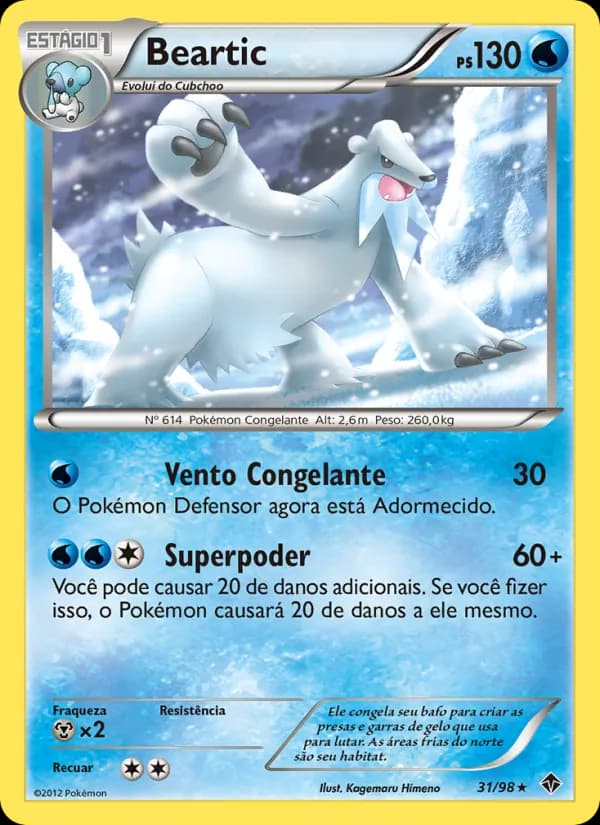 Beartic, carta 31 de Poderes Emergentes