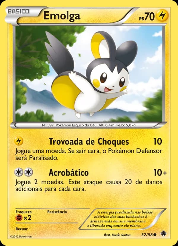 Emolga, carta 32 de Poderes Emergentes