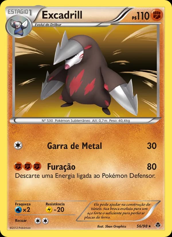 Excadrill, carta 56 de Poderes Emergentes