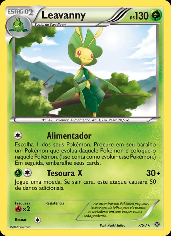 Leavanny, carta 7 de Poderes Emergentes