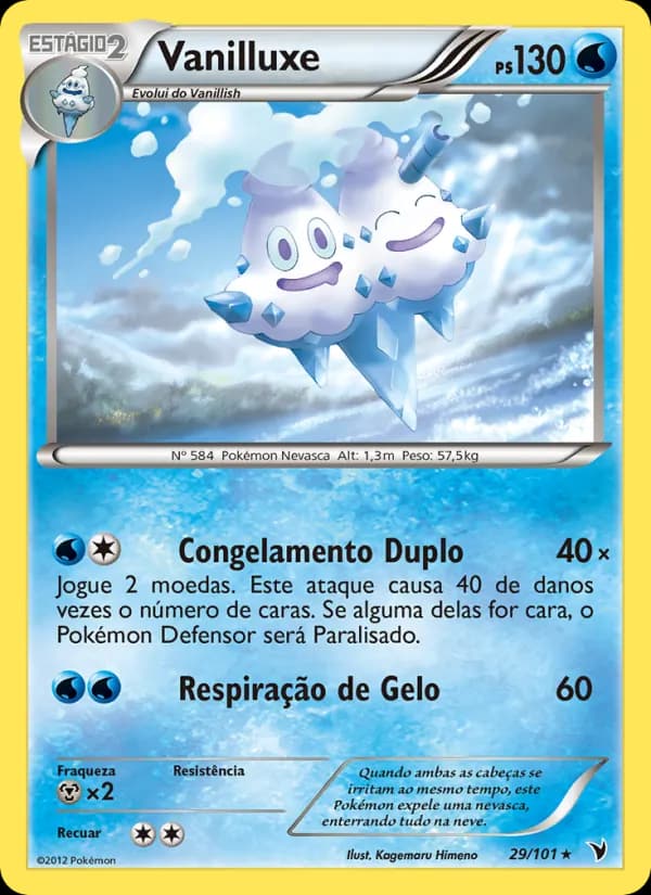 Vanilluxe, carta 29 de Vitórias Nobres