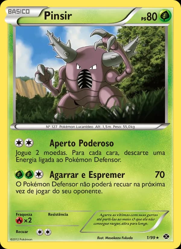 Pinsir, carta 1 de Próximos Destinos