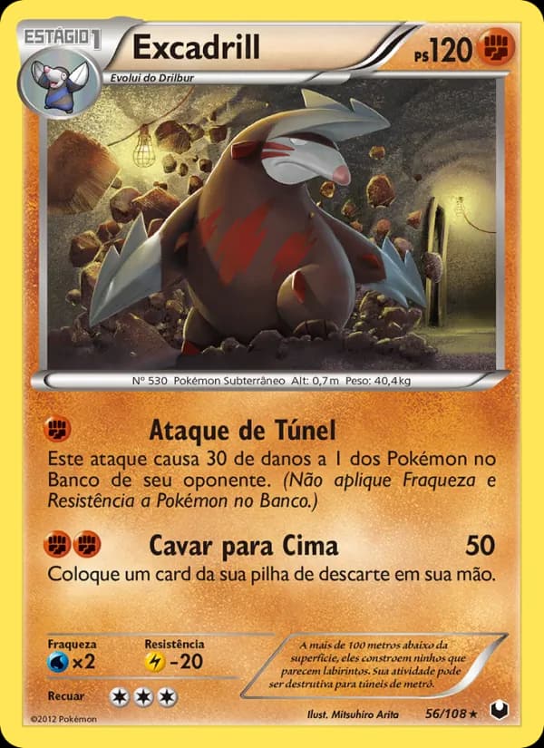 Excadrill, carta 56 de Exploradores da Escuridão