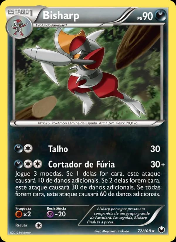 Bisharp, carta 72 de Exploradores da Escuridão