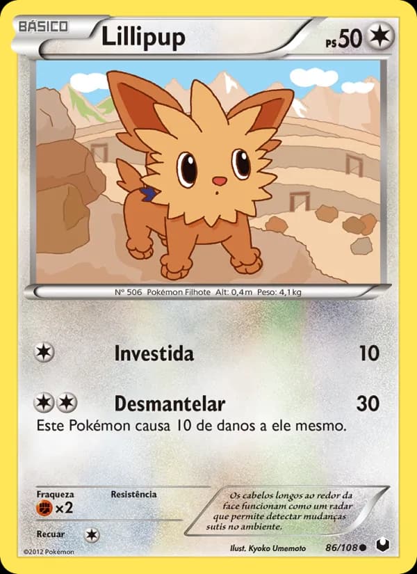 Lillipup, carta 86 de Exploradores da Escuridão