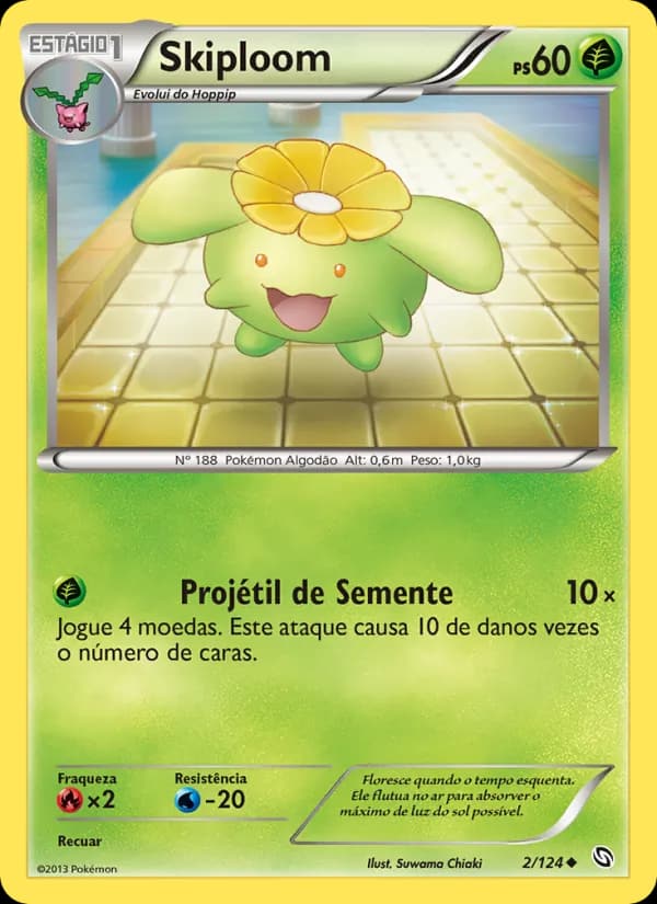 Skiploom, carta 2 de Dragões Enaltecidos