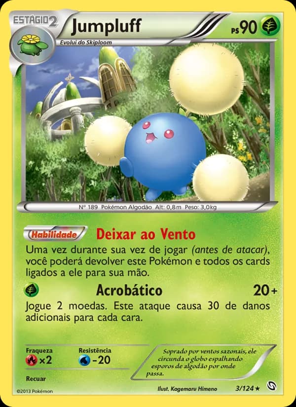 Jumpluff, carta 3 de Dragões Enaltecidos
