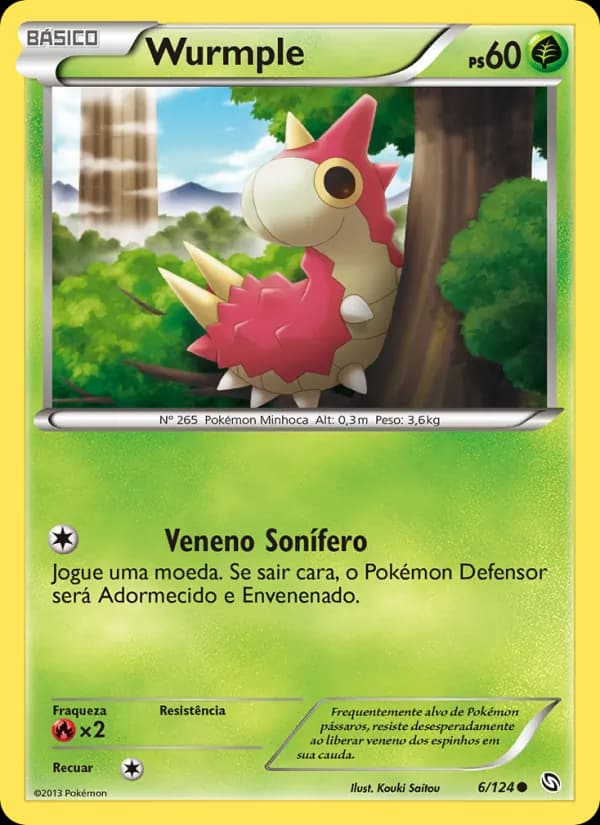 Wurmple, carta 6 de Dragões Enaltecidos