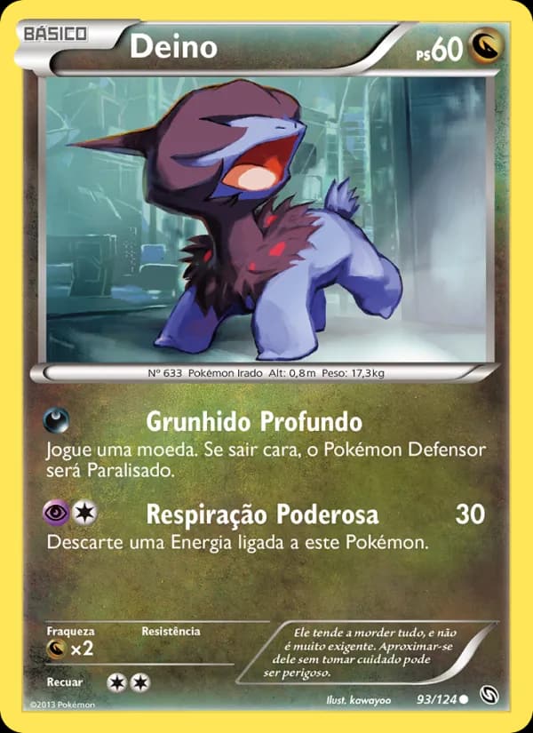 Deino, carta 93 de Dragões Enaltecidos