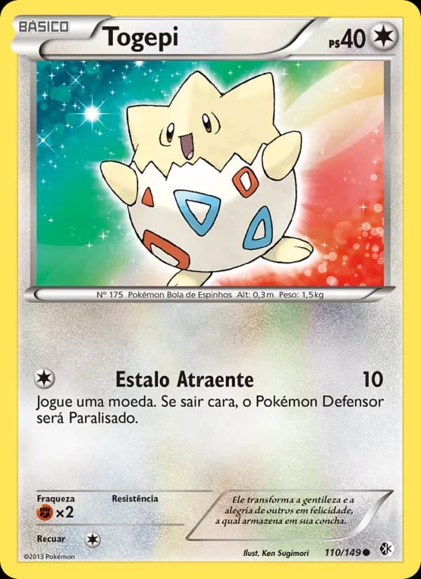 Togepi, carta 110 de Fronteiras Cruzadas