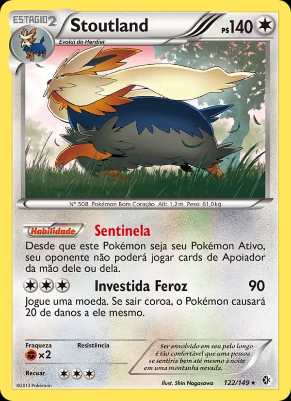 Stoutland, carta 122 de Fronteiras Cruzadas