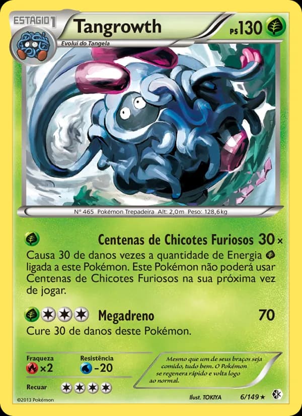 Tangrowth, carta 6 de Fronteiras Cruzadas