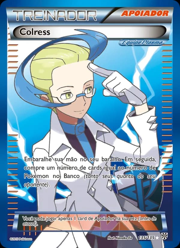 Colress, carta 135 de Tempestade de Plasma