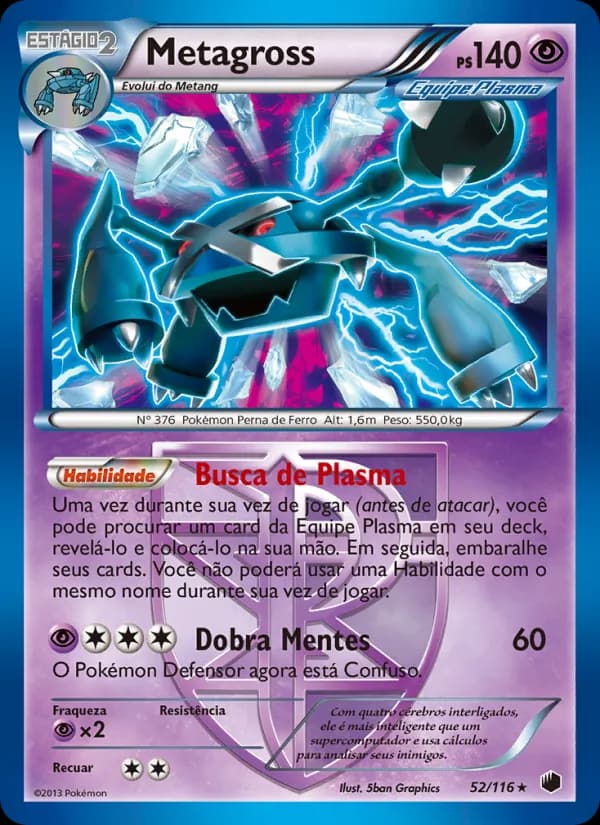 Metagross, carta 52 de Congelamento de Plasma