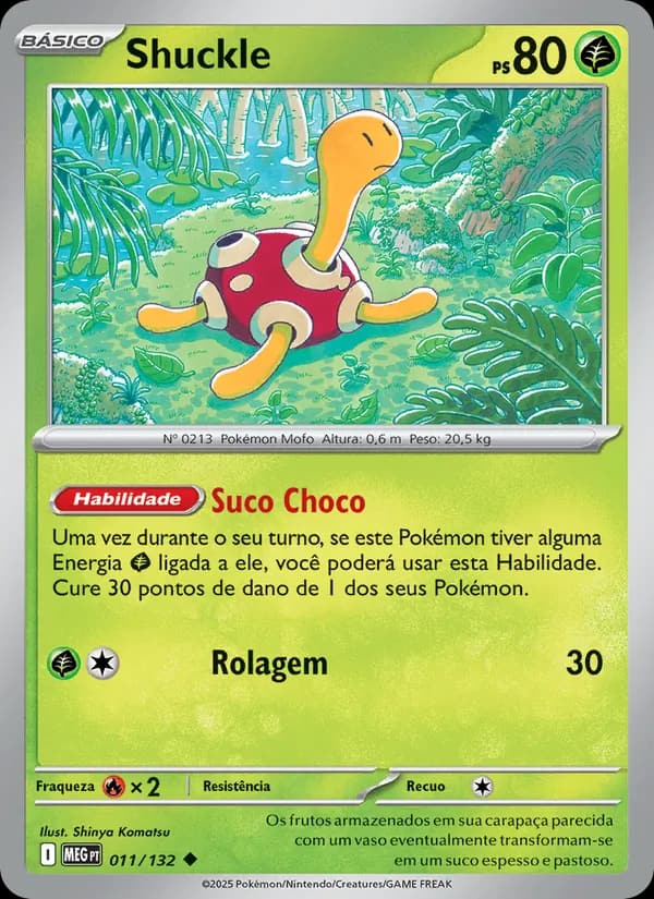 Shuckle, carta 011 de Megaevolução