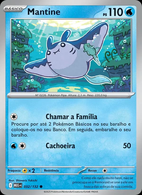 Mantine, carta 032 de Megaevolução