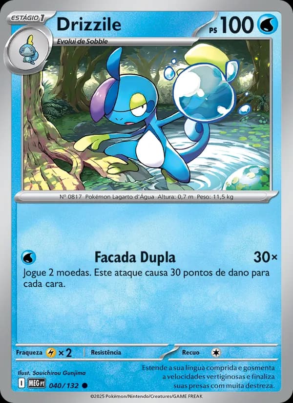 Drizzile, carta 040 de Megaevolução