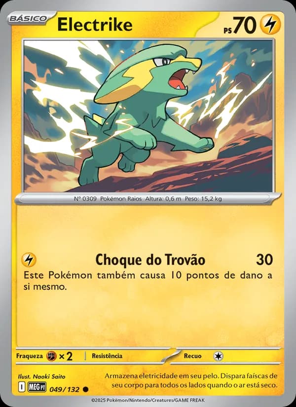 Electrike, carta 049 de Megaevolução