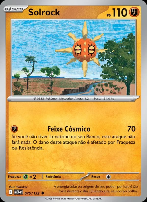 Solrock, carta 075 de Megaevolução